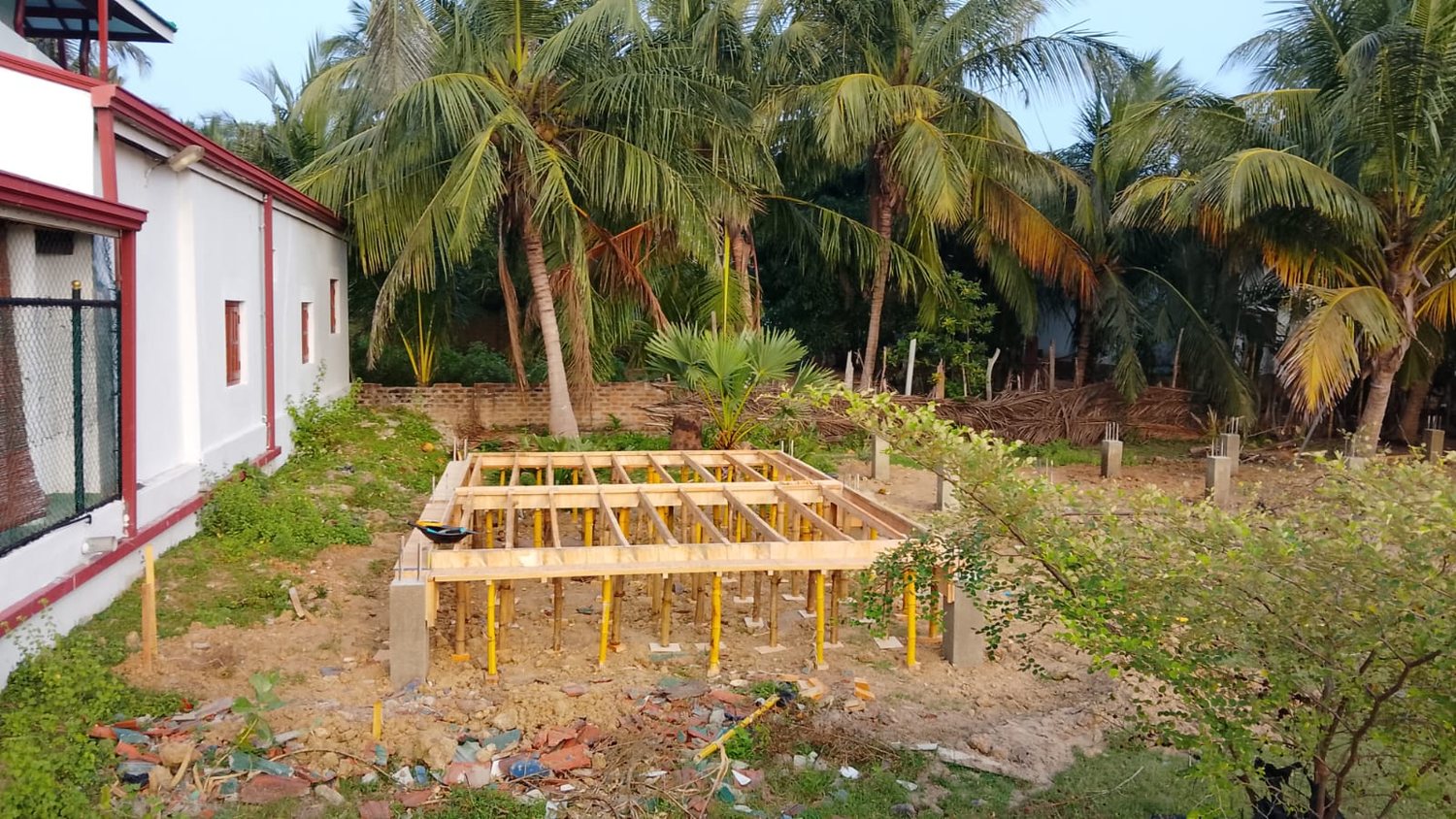 Formwork and structural preparation