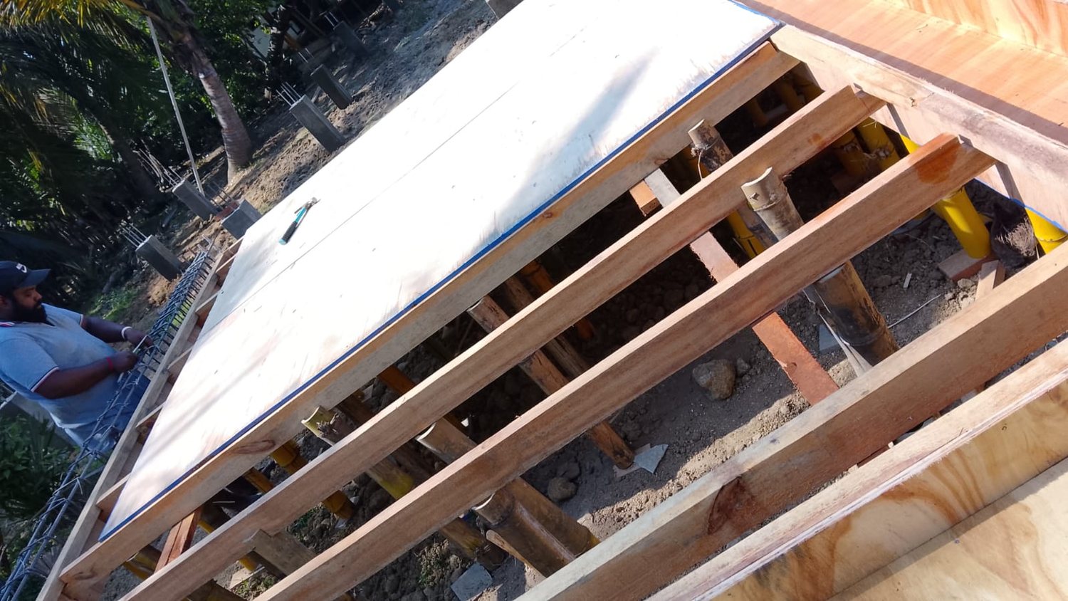 A-frame timber framing
